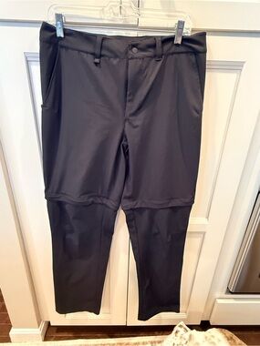 The North Face Men’s 32x32 Convertible Zip Off Hiking Pants Black